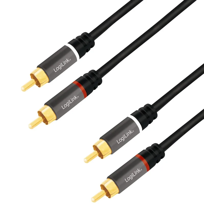 LogiLink Audiokabel 2 x RCA-hane