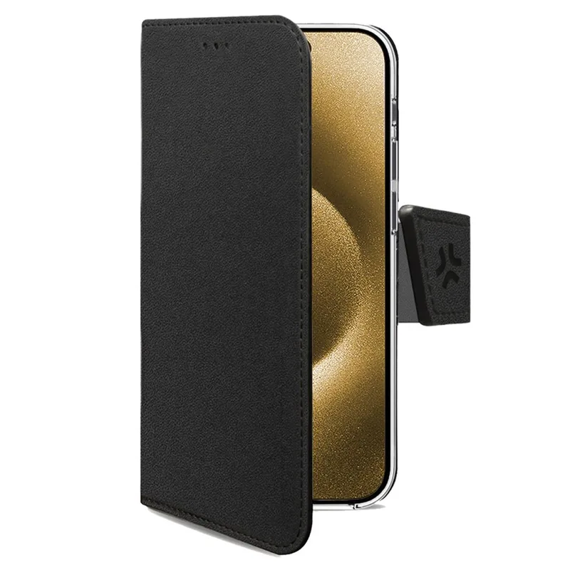 Celly: Wally Wallet Case iPhone 17 Pro Max Svart