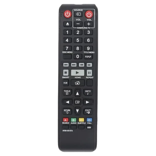 MTK ersättningsfjärrkontroll för AK59-00167A till Samsung Blu-ray-spelare