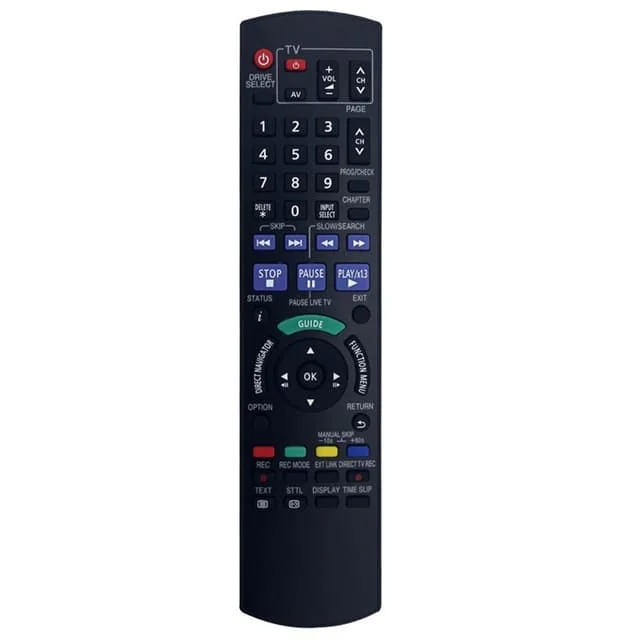 MTK ersättningsfjärrkontroll för N2QAYB000462 till Panasonic Blu-ray-spelare