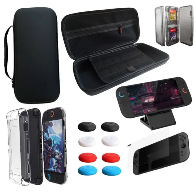 INF Nintendo Switch 2 Tillbehör 13-i-1 Skyddskit