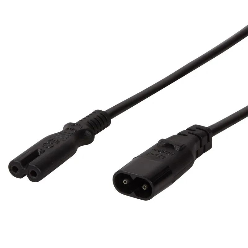 LogiLink Apparatkabel förlängning C7 2m Svart