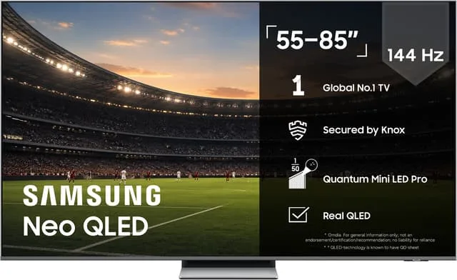 Samsung 55" QN85F Neo QLED 4K MiniLED Smart TV (2025)