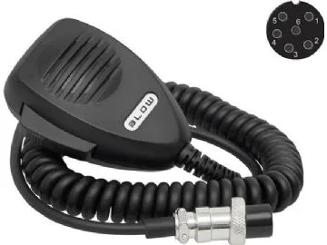 CB Radio Blow Microphone for CB 6PIN