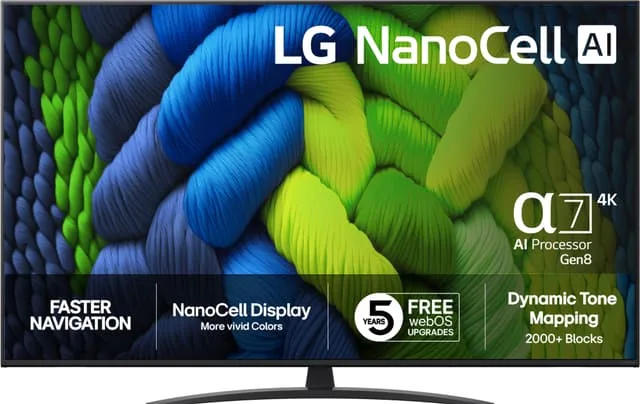 LG 65" NANO 82 4K NanoCell TV (2025)