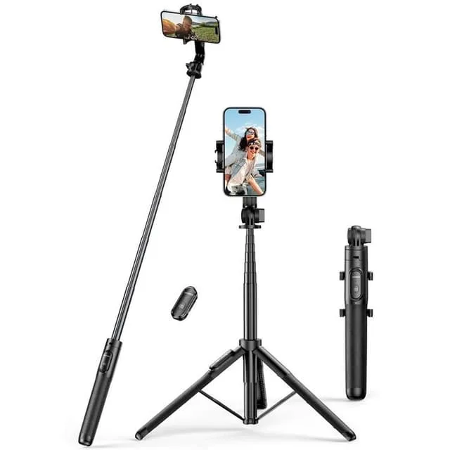 UGREEN Bluetooth Selfiestick Med Stativ Fjärrkontroll 1.5m