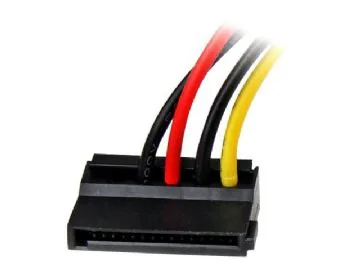 StarTech.com 15 cm 4-stifts Molex till vänstervinklad SATA-strömkabel
