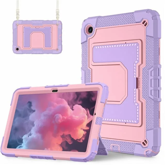 Skalo Samsung Galaxy Tab A11+ Armor Ställ Axelrem Skal