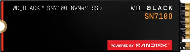 Sandisk WD Black SN7100 NVMe intern SSD