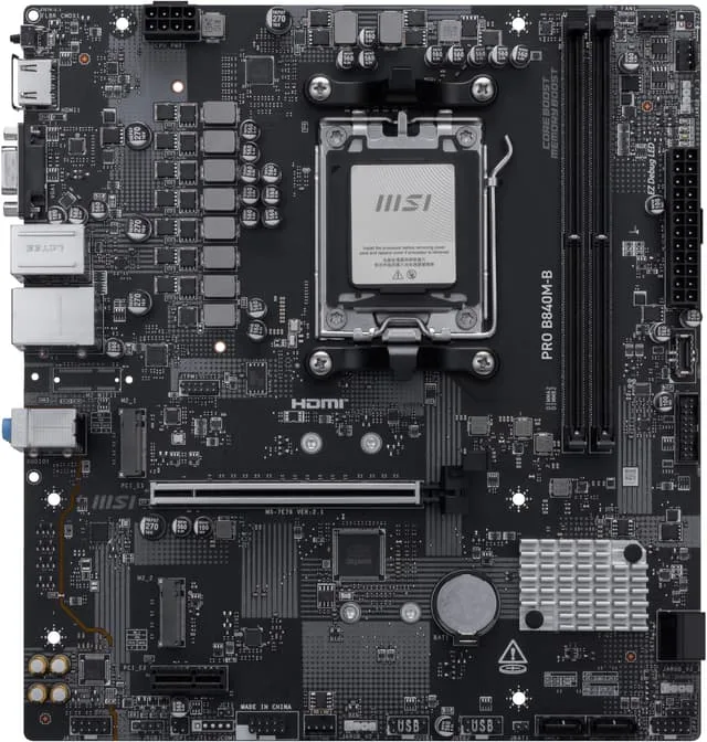 MSI PRO B840M-B moderkort