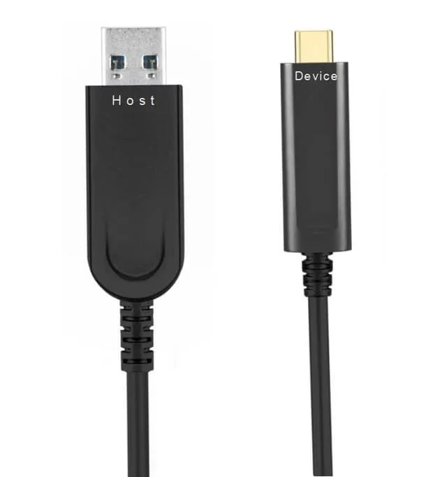 Nördic aktiv AOC-fiberkabel USB 3.2, 15 m
