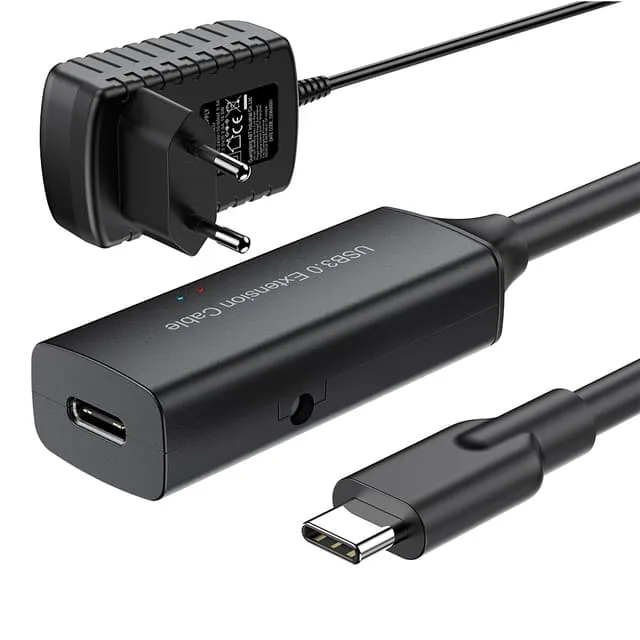 Nördic aktiv 10 m USB-C-förlängningskabel, 5 Gbps