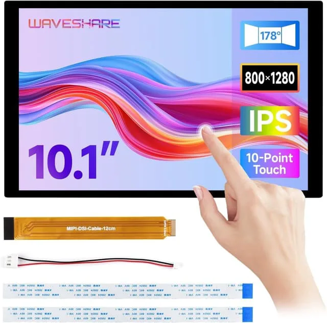 Waveshare 10,1" DSI Touchskärm