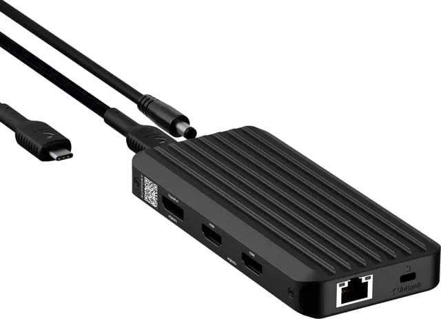 Unisynk 10-ports USB-C dockningsstation (svart)
