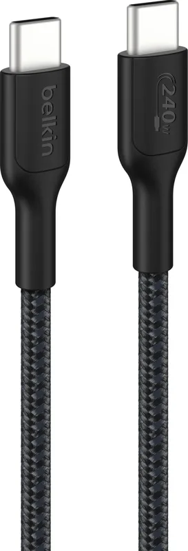 Belkin USB-C till USB-C 240W 2.0 FLÄTAD PCR 3M