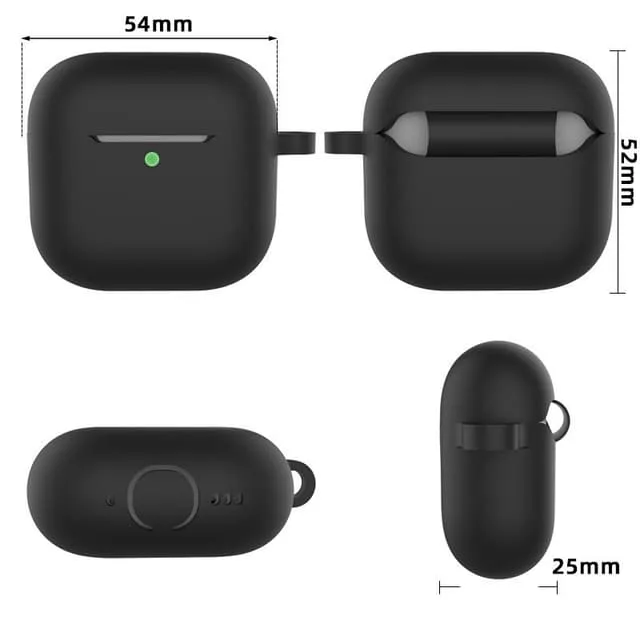 AirPods-fodral med nyckelring och tillbehör