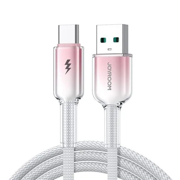 Joyroom Crystal-Clear USB-Kabel 3A USB till USB-C