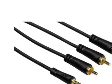 Hama 122162 lydkabel 3 m 3.5mm RCA Sort