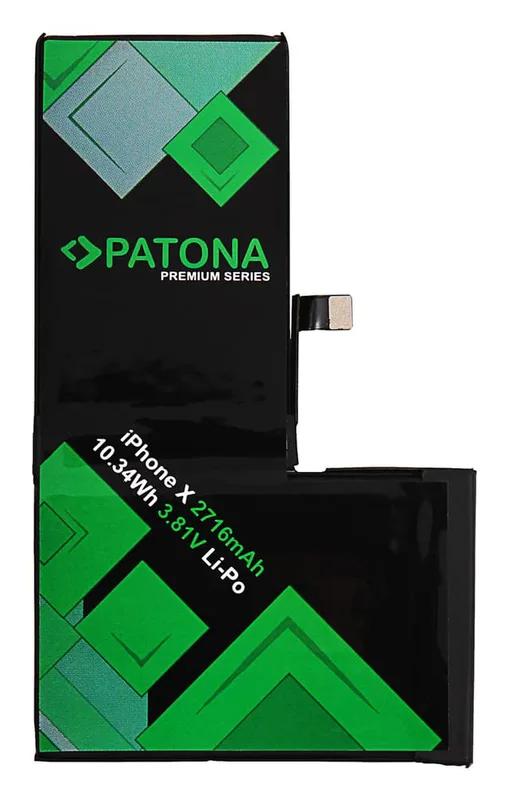 eQuipIT Batteri för Apple iPhone X 2716mAh
