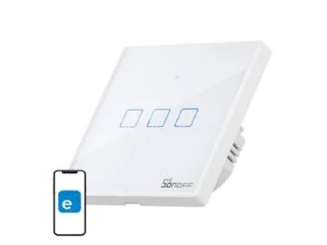 Smart Switch WiFi + RF 433 Sonoff T2 EU TX (3-channel)