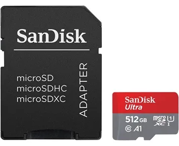 SanDisk Ultra Minneskort microSDXC, 512GB