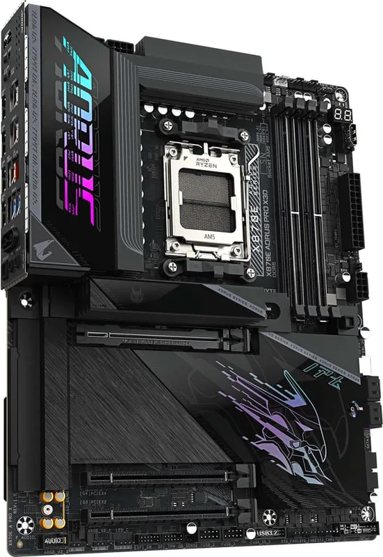 Gigabyte X870E AORUS PRO X3D moderkort