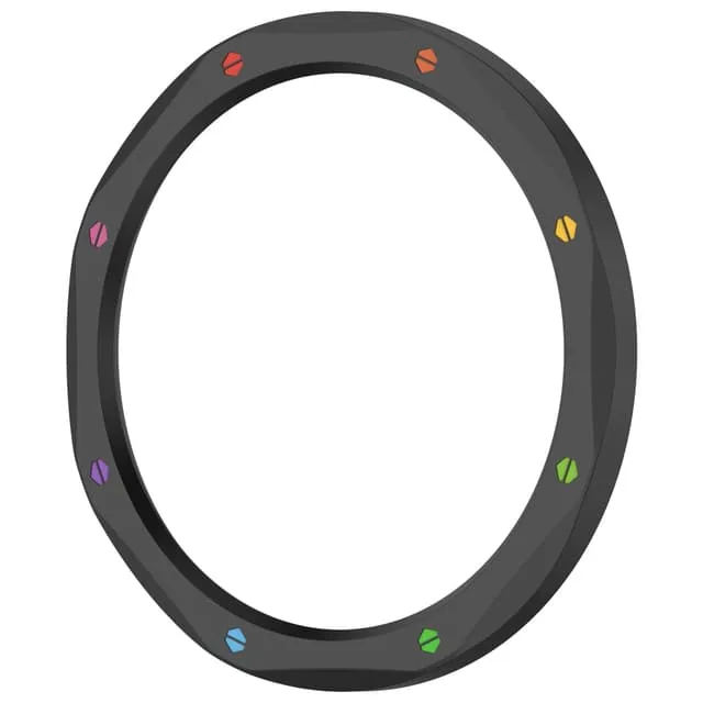 Regnbågsfärgad ring för Xiaomi Mi Watch S4/S3
