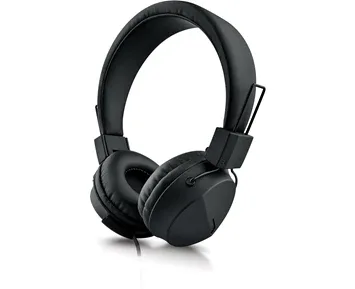 ON OEH 100 on-ear-hörlurar med kabel, svart