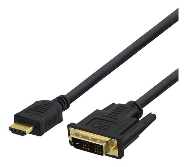 Deltaco HDMI to DVI cable