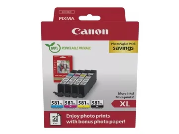 Canon Bläck 2049C001 CLI-581XL Cyan