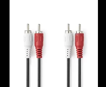 Nedis 2x RCA Hane - 2x RCA Hane - 2m