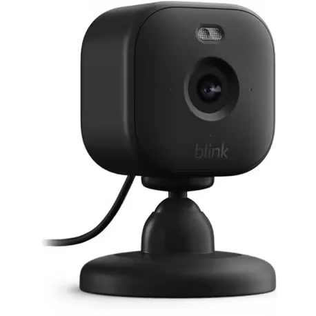 Blink Mini 2 Smart trådlös säkerhetskamera för inomhusbruk Svart