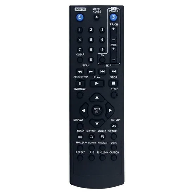 MTK ersättningsfjärrkontroll för COV33662806 till LG DVD-spelare