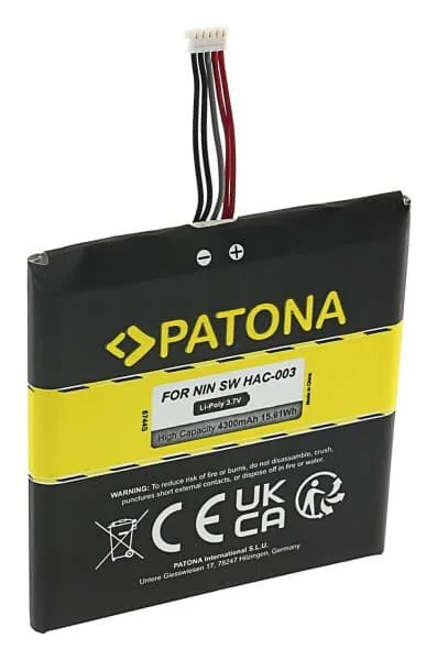 Patona Batteri för Nintendo Switch HAC-003 4300mAh