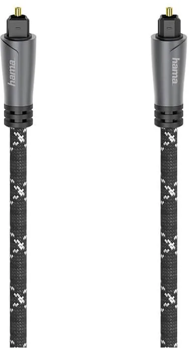 Hama 00205140 lydkabel 3 m Toslink Sort, Grå