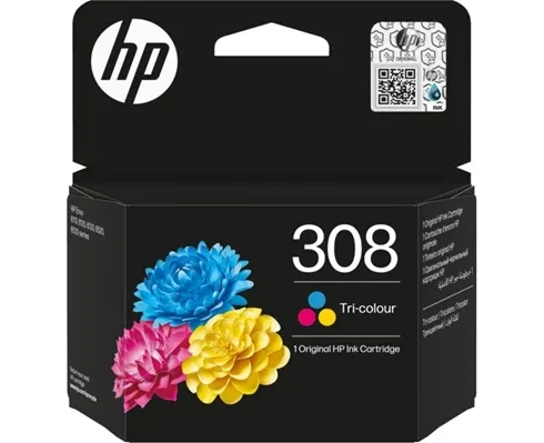 HP 308 - cyan, magenta, gul - original