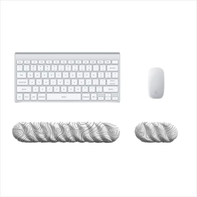 Ergonomiskt Tangentbords- och Musmatteset för Kontor