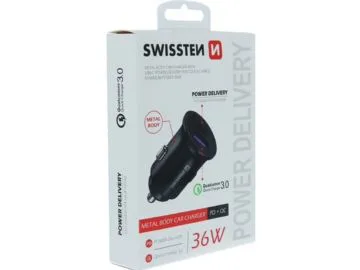 Swissten billaddare SWISSTEN 36W, 2-port
