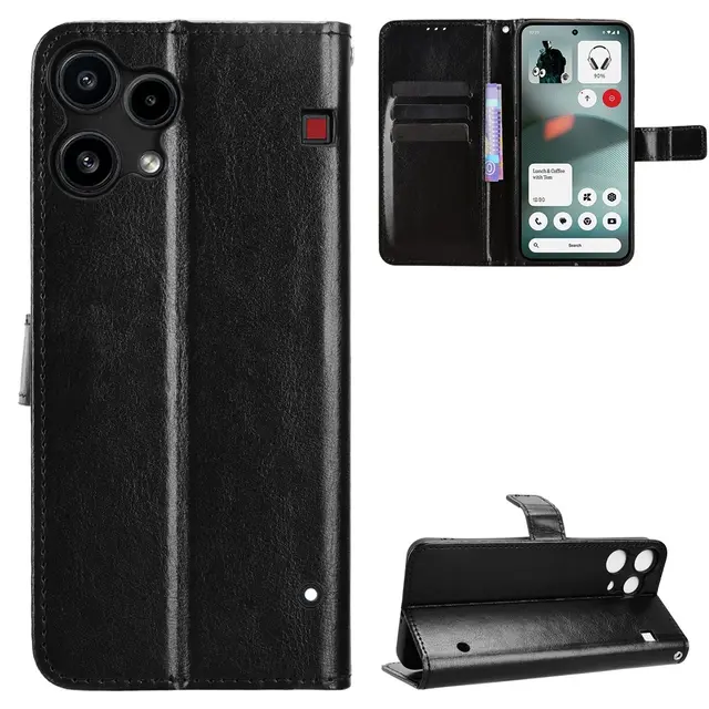 Skalo PU-läder Plånboksfodral för Nothing Phone