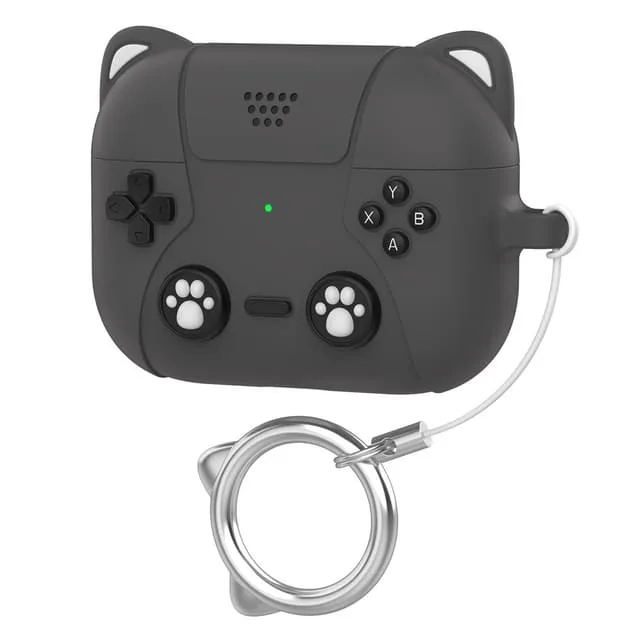 SKALO Cute Cat Controller Fodral för AirPods Pro 3