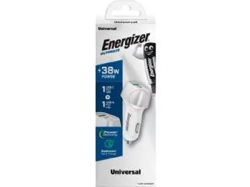 Energizer Ultimate USB-C & USB-A 38W PD + QC3.0 billaddare