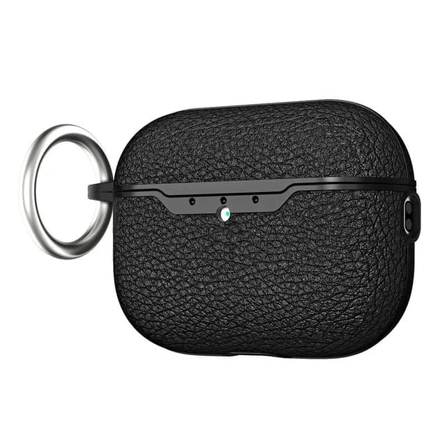 SKALO Litchi Fodral med Karbinhake för AirPods Pro 3