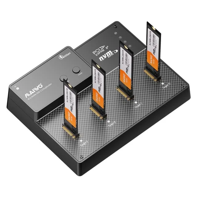 Maiwo 4-plats M.2 NVMe SSD USB4.0 Dock