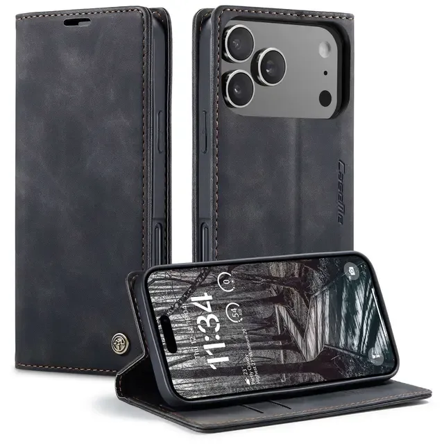 CASEME Plånboksfodral kompatibel med iPhone 17 Pro