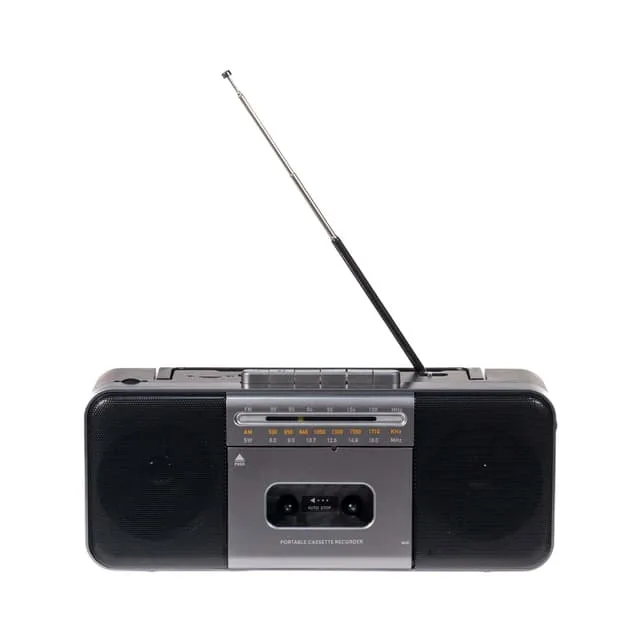 Studio 57 Kassettspelare med FM & Bluetooth, Grå