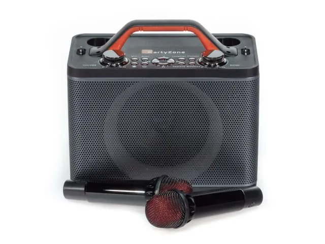 Partyzone Bluetooth-högtalare med 2 mikrofoner