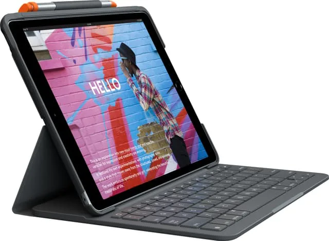 Logitech Slim Folio tangentbordsfodral för iPad 9th