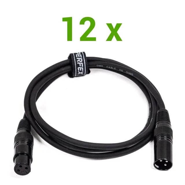 DMX Kabelpaket (12x1,5m)