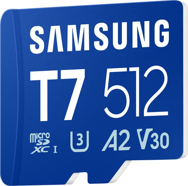 Samsung T7 micro SDXC minneskort (512 GB)