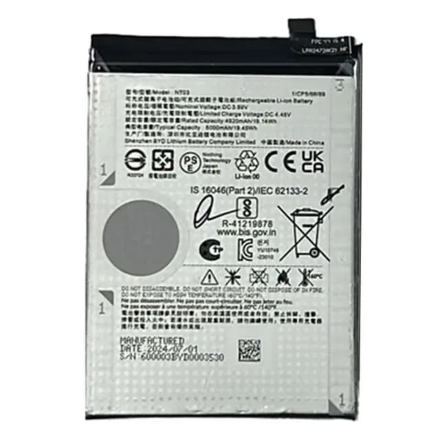 MTK Batteri För Nothing Phone 3 5G